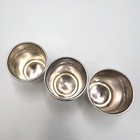 Vintage French 3 Stacks Gilt Silver 950 Shot Glass Vodka Cup Marked 47 26gr