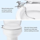 Brondell Side Mounted Toilet Bidet With Adjustable Sprayer Smb-15 Chrome
