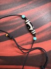 Tibetan Tara Dzi Bead Necklace  amulet   Natural Agate   Talisman