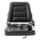 Black Universal Forklift Seat Fits For Clark Cat Hyster Yale Toyota Mitsubishi