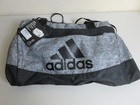 Adidas Defender Iv Medium Duffel Gym Bag - Gray black  nwt 