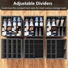 2 Pack Shoe Organizer For Closet  Fits Up To 32 Pairs  Small Space Shoe