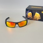 Oakley Gascan Polarized Sunglasses Oo9014 Matte Black ruby Iridium Lens