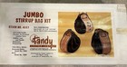 Nos Tandy Vintage 1990 Leather Jumbo Stirrup Bag Kit Stock  4357