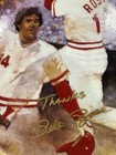 Pete Rose Cincinnati Reds Gartlan Signed Plate Limited Ed New Baseball