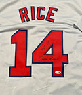 Jim Rice Autographed Boston Red Sox Custom Style Jersey Hof 09 Coa jsa