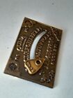 Nos Ouija Board Metal Lapel Pin Movable Planchette Brand New Occult Metaphysical