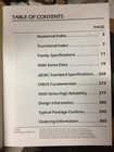 Data Book   Solid State Scientific 4000 Series Cmos Logic 1984   Rare