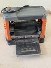 Ridgid Thickness Planer W  Infeed outfeed Tables 110v Orange Used