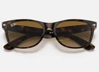 Ray-ban Rb2132 New Wayfarer Havana Sunglasses Light Brown Gradient Lens 55mm Uv