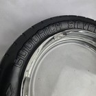 Vintage B f  Goodrich Silvertown Cord Tire Advertising Ashtray W  Glass Insert 