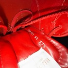 Valentino 11  Rockstud Untitled Rosso Leather Sneakers Size 37 1 2