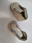 Vintage White Leather Baby Toddler Infant Shoes 
