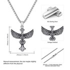 Eagle Necklace For Men 925 Sterling Silver American Flag Cross Necklace Ameri   