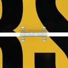 Vulcan Hinged Aluminum Oversize Load Sign For Escort Vehicles - 12  X 60 