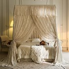 Mosquito Net 2026 Summer Bed Netting   Paint Tubes Lace Embroidered Bed Curtain