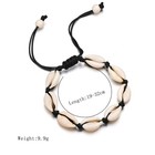 Boho Shell Bead Anklet Adjustable Rope Beach Festival Ankle Bracelet Uk Seller