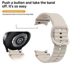 Strap For Samsung Galaxy Watch 7 6 5 4 fe 40 44 47mm Silicone Sport Watch Band