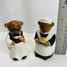 Vintage Bear Salt And Pepper Shakers 