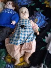 Lot Of 3 Antique Dolls 1 R b Composition   Wangs 1991  France Drink And Wet Doll