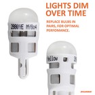 Sylvania Zevo 194 T10 W5w Amber Led Bulb   contains 2 Bulbs 