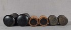 3 Pairs Vintage Chinese Scroll Ends