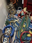 Antique Vintage Junk Drawer Jewelry Estate Sale Find Lot G-28