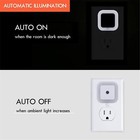 Uigos Led Night Light Lamp With Smart Sensor Dusk To Dawn Sensor  Daylight White
