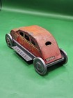 Rare Prewar Japan Tin Litho Windup Car Not Working Appears Restored 6 Inch Sedan