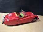 Vintage Tin Litho Jaguar Xk120 Roadster Friction Powered Toy Made In Japan 