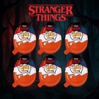 Set 6 X Kinder Joy Stranger Things Funko Mini Figures      Rare Collectible