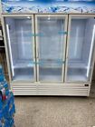 Fricool 72   Three-glass Door Merchandiser Refrigerator Beverage Cooler White