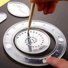 Spirograph Design Pleastic Set Original Super Deluxe Toy Kids Art Travel Best