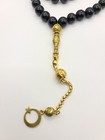 Tasbih Premium Muslim Prayer Beads 10mm  99 Beads   Agate  Black
