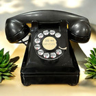 Vintage 1950s Black Bakelite Northern Electric Rotary Telephone Canada Untested