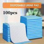 100pcs  23   in X 23   in Dog Puppy Training Pads Super Absorbent Pee Leak Proof