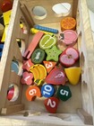 Wooden Toy Lot Fruit Melissa And Doug Stacking Train Garanimals Etc