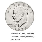 2 X Ike Dollar Coins Eisenhower Coin  Magic Trick   Collectors Random Set Of 2