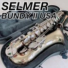 Selmer Bundy Ii Alto Saxophone Used With Hard Case
