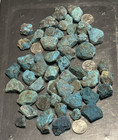 1 Lb Lot Rough Blue Kingman Turquoise For Cabbing Lapidary