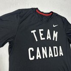 Nike Dri Fit Black Hockey Canada T Shirt Large