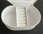 Christian Dior Jewelry Box Accessory Case White Embossed Logo Unused