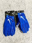 Nike Superbad 5 0 Padded Football Gloves Adult Size Large Royal Blue White Nfl