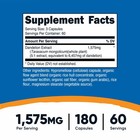 Nutricost Dandelion Extract 525mg  180 Capsules - 1575mg Serving  Non-gmo