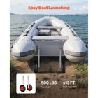 Boat Launching Wheels 600lbs 12  Aluminium Alloy Transom Wheel Rubber Tires
