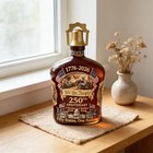 250th Anniversary Commemorative Whiskey Bottle  Collectible Gift For Liquor