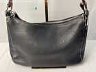 Nwt Certified Authentic Black Coach Leather Baguette Handbag