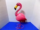New Metal Flamingo Statue Figurine Florida Souvenir Tropical Home Decor