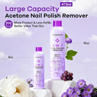 Acetone Nail Polish Remover  16 Fl Oz Large Capacity Professional Gel Polish Rem