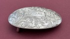 Antique Western American Vintage Newman   s Sterling Silver Phyllis Belt Buckle